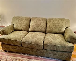 Beautiful green sofa