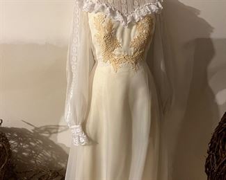 Vintage wedding gown