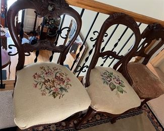 Victorian chairs