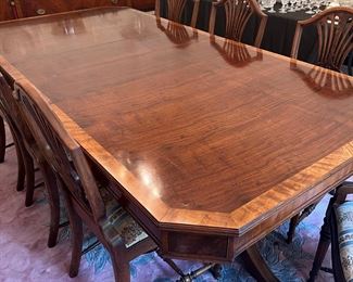Beautiful dining room table and chairs