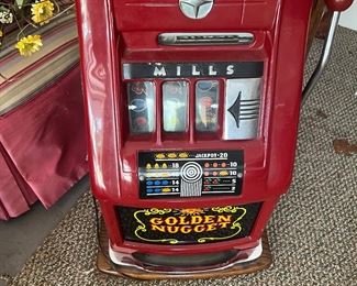 One of two slot machines