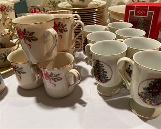 Lenox Christmas dishes