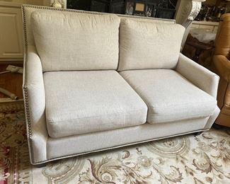 Nearly new off white sofa