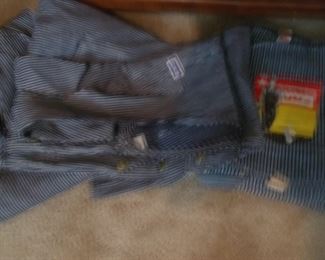 Mens vintage NEW overalls 3 pair