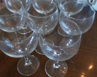 Crystal stemware/ many sets