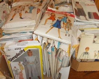 LOTS of vintage patterns from numerous makers