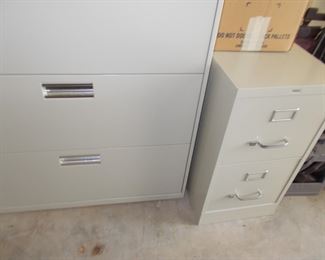 2 drawer and lateral files