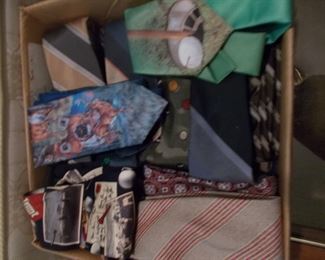 Ties including silks from Italy