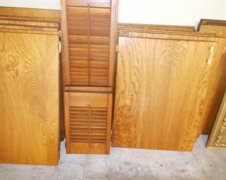 Solid pine cabinet doors and shutters. We have more cabinet doors