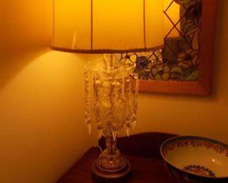 Gorgeous crystal prism lamp