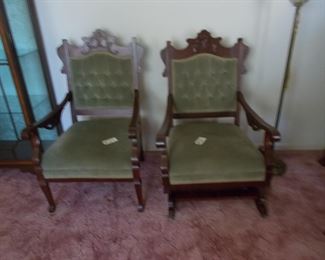 1 straight and one rocker