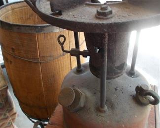 Antique gasoline burner