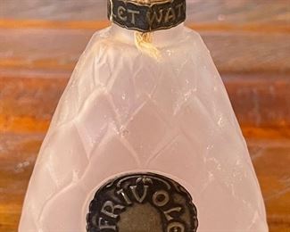 Rare Antique 1917 Art Deco Frivole Luyties Paris New York Perfume Bottle Toilet Water (lalique?)