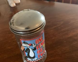 #21 Looney Tunes sugar jar Tweety Sylvester         $12
