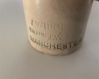 #1 pottery beer bottle english                                 $22