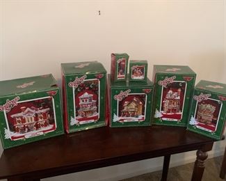 #112 dept 56 Christmas Story village.  All pieces in original plastic and box! $388
