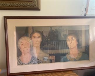 #222 professionally framed print $22