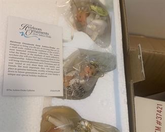 #257 collectible angel ornaments 12 total                $22