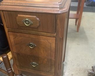 #266 3 drawer side table                                    $15