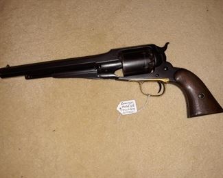 Remington Model 1858 percussion revolver, Army issue (black powder)