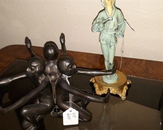 Art deco bronze
