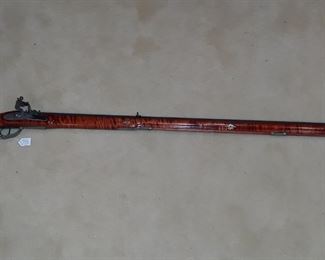 Muzzleloading or flintlock kit rifle made by Owen Lawrence, Jr.