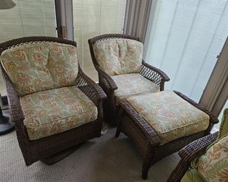 2 matching swivel chairs