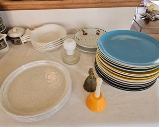 Bennington pottery plates