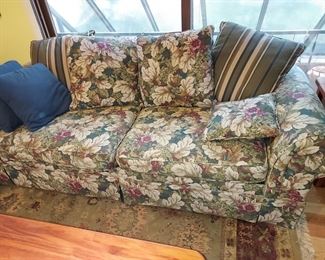 Floral Design  Queen Size Sleeper Sofa