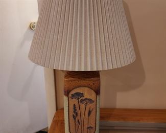 Pottery Lamp