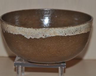 Mid Century Kula Pottery Bowl, 7.5" Diameter x 3.5"h