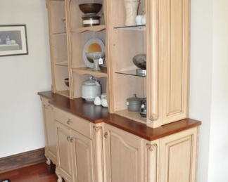 Great Side View of this Beautiful Custom Made Display Cabinet