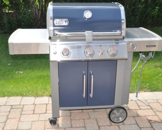 Weber Genesis II E-325 Natural Gas (2020), Blue 48,000 BTU. 
