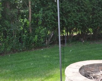 Black Wrought Iron Garden Art, 90"h