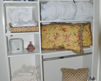 Wonderful Selection of Decorative Pillows, Blankets, Queen Size Linens, Mattress Pads and More!