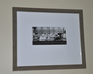 Framed Black and White Vintage Photography, 19" x 16" 