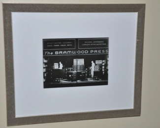 Another Framed Black and White Vintage Photography, 19" x 16" 