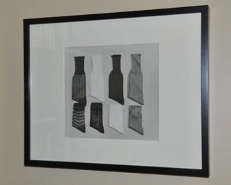 Framed Black and White Vintage Photography, 21" x 17"