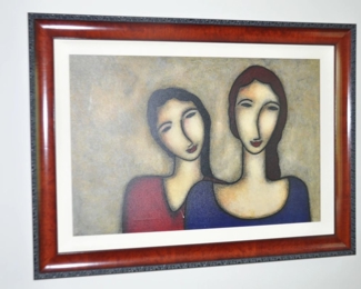 Acrylic on Canvas, "Mystere" Signed Issa Shojaei, (b. 1955) Azerbaijan, 45" x 33.25"