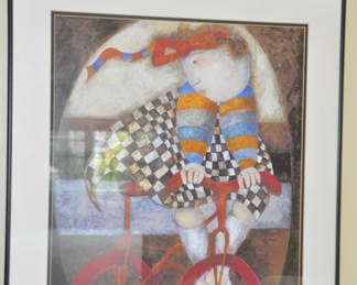 Graciela Rodo Boulanger Signed Print, "Future Championne" 26" x 30.5"