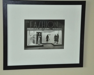 Framed Black and White Vintage Photography, 18.5" x 15.5" 