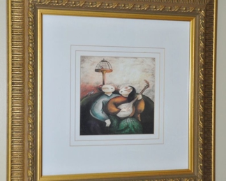 Decorative Framed Art Print, 22" x 22"