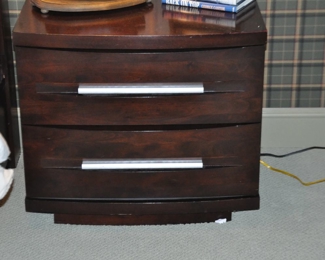 Matching Casana Furniture Company 2 Drawer Lighted Nightstand.  27"W x 19"D x 24"H