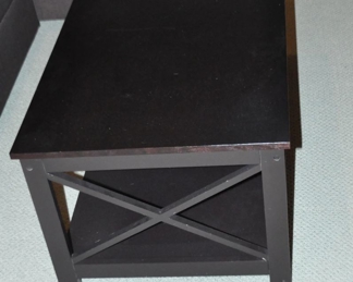 Side View of Wooden Coffee Table