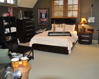 Wonderful Bedroom Filled with Musical Instruments, Gaming Systems and Games, Electronics and More!