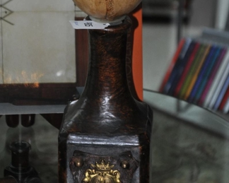 Vintage Leather Wrapped Decanter