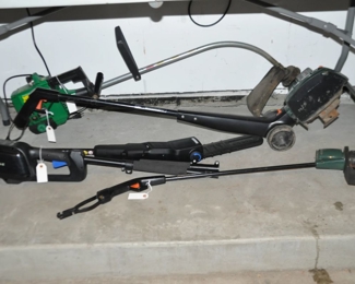 Black and Decker Weed Whip and Edger.  Also Shown  Kobalt Battery Powered Chain Saw and Along with Weed Wacker