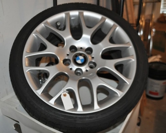 Set of BMW OEM Summer Wheels and Tires Bridgestone Potenza Run Flats 255/35R18  