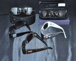 Great Collection of Designer Sunglasses including Prada, Gucci, Channel and Fendi