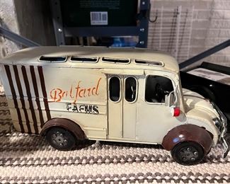 Vintage Balford Farms metal truck